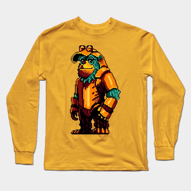 Steampunk Orangutan Long Sleeve T-Shirt by LAckas